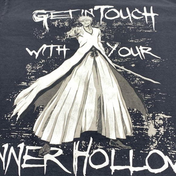 🛑SOLD🛑Bleach Mens XL Ripple Junction  Black - Picture 3 of 3